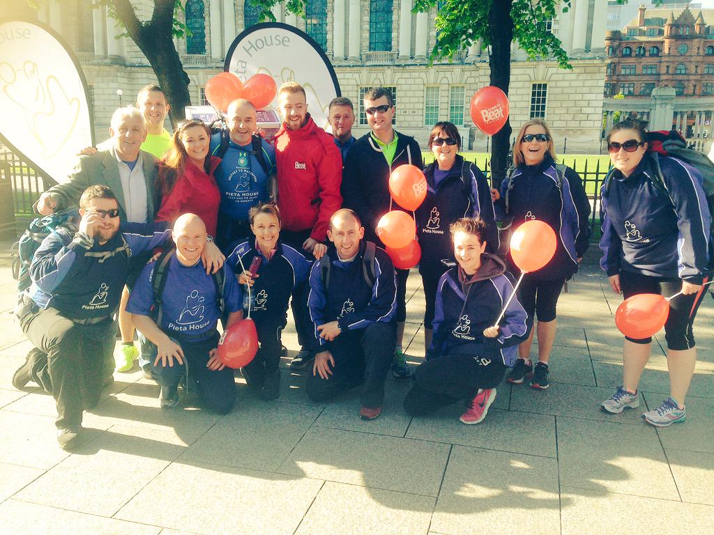 beat102103's tweet photo. Enda O Doherty, washing machine &amp; team are leaving Belfast today head for the South East in aid of Pieta House! http://t.co/MXjvu5jrae