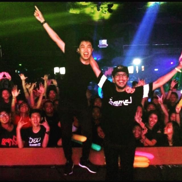 Whatta dope party last nite with u ma man @AnggerDimas ! And the crowd was crazy!! <a href="/BreakinRave/">Breakin'Rave</a> #breakinrave
