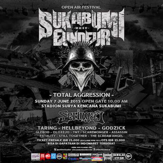 Jam 8 malam ini kami siap berpesta di Sukabumi Eundeur. Kami harap kalian pun siap \m/