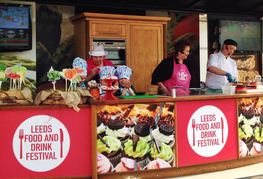 VisitLeeds's tweet photo. Lots of fun &amp; tasty food to be had at the FINAL DAY of the @yorkshirepost Food and Drink Show! 
#LFDF10 http://t.co/Ty41p6rJ0A