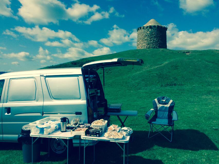 Another stunning day up on the hills, come say hi and get your dose of caffeine as well as some homemade treats :-)