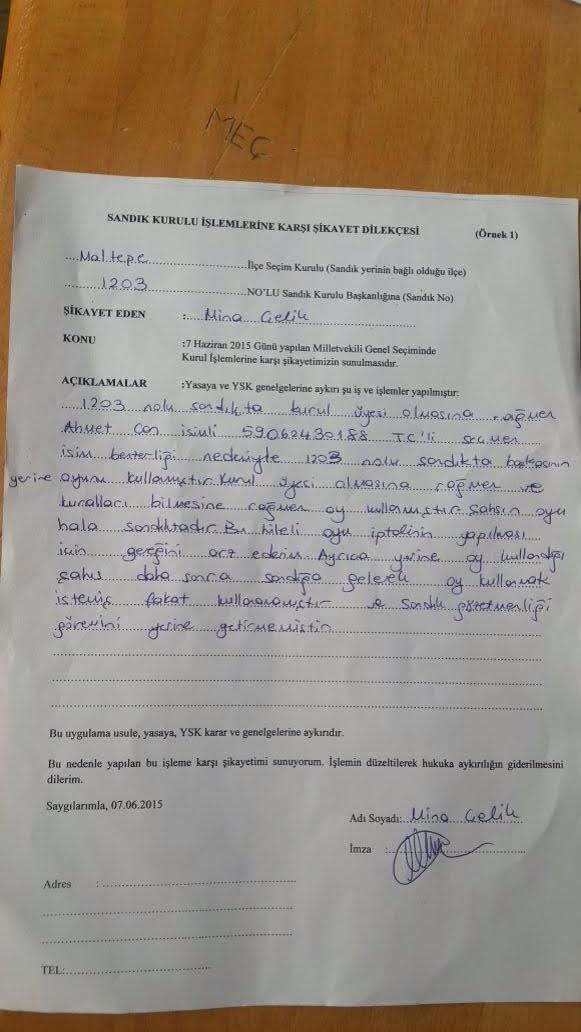 sendika_org's tweet photo. Maltepe İHLde AKP sandık kurul üyesi A.Ç. 2 kez oy kullanırken yakalandı
http://t.co/jmZvLWoFWY #SandığınaSahipCık http://t.co/VdaljHnmfX