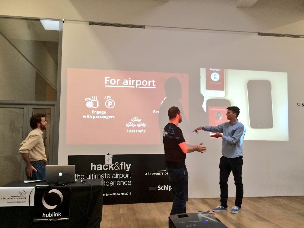 GroupeADP's tweet image. #Shairport matching w/ people close to you also going to the #airport for social and cheaper journeys #hackandfly