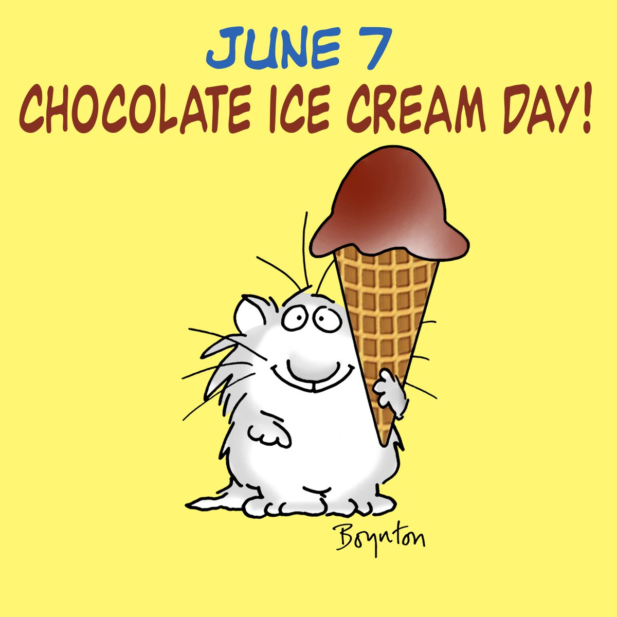SandyBoynton's tweet image. Wake up! It's #chocolateicecreamday!
