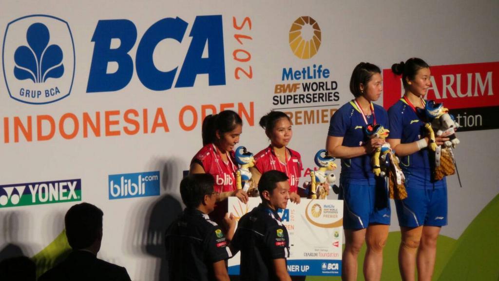 Thx <a href="/GreysPolii/">Greysia polii - GEL</a> /Nitya yg membanggakan Indonesia dgn berjuang di final BCA Indonesia Open 2015! #EaaForIndonesiaFinal