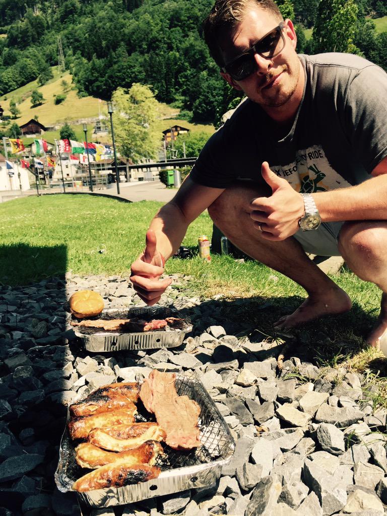 MCOB3men's tweet photo. @MCoBrally #bangers #haveabbq instead of sitting in traffic #weloveswitzerland http://t.co/98wJhYYk7V