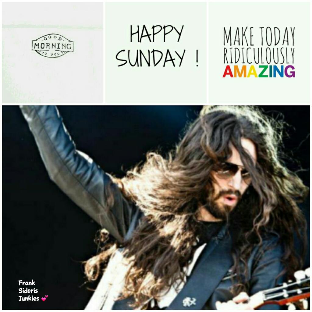 Morning <a href="/franksidoris/">Frank Sidoris</a> Junkies! Hope you all have a fabulously amazing Sunday!:) ENJOY!:) ❤🌞🎶