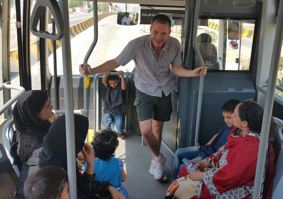 jesperms's tweet photo. Debut: On my first Metrobus ride in Islamabad. It works well. Local commuters expressed satisfaction with new system. http://t.co/F0jQG9LHHj