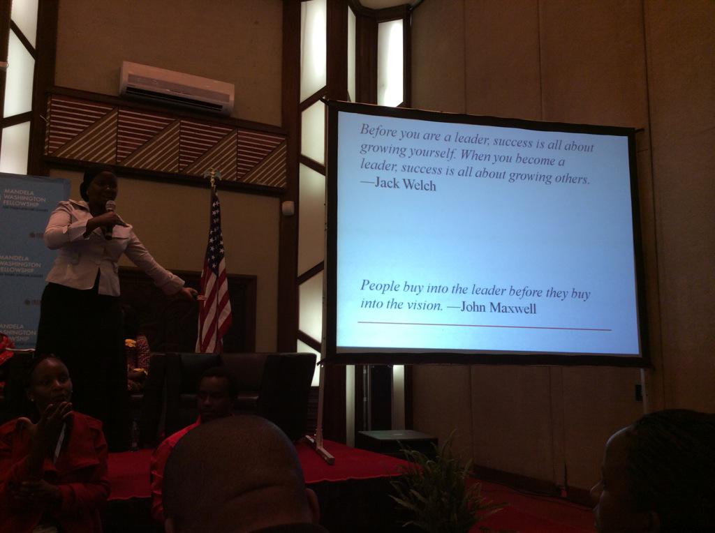 HopeMwanake's tweet photo. Nulu telling her story am highly inspired #MWFCon2015 @DotooleO @WashFellowship @USEmbassyKenya @YALINetwork http://t.co/viPP6TmyGA