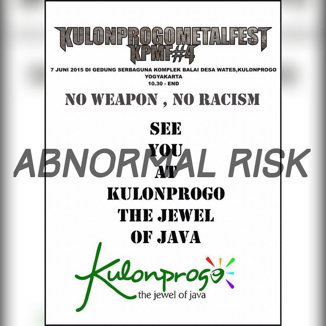 I'm holy shit fuckin' ready, my hometown. 😊 KulonProgoMetalFest#4