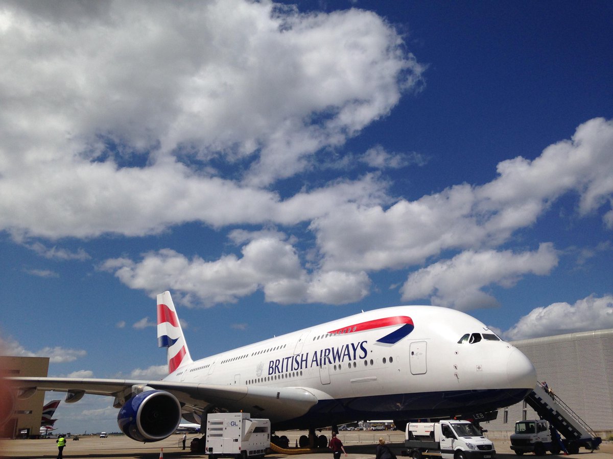 RichardWGordon's tweet photo. @British_Airways G-XLEB was looking mighty fine in the summer sunshine at the #BAOpenDay yesterday! http://t.co/raU7qJPAwU