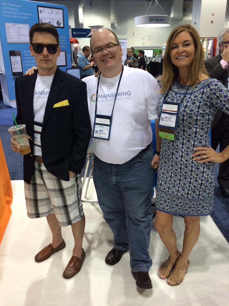 bnussdor's tweet photo. @MainspringHCS is ready for day two! #aami2015 http://t.co/e1KXf2GDmn