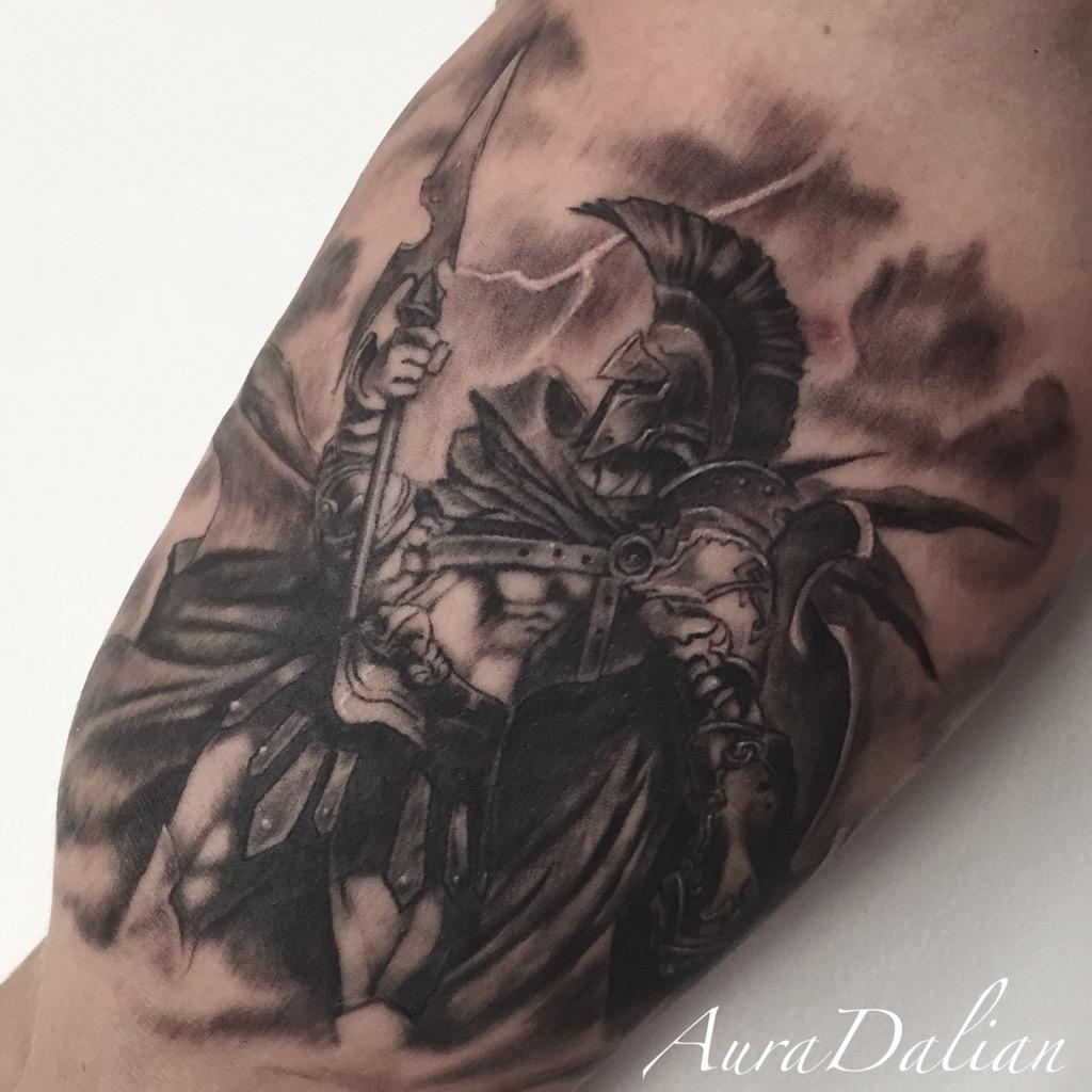 Final part of my Greek God sleeve Ares by Tama from Phresh Ink in Gold  Coast Aus  rtattoos