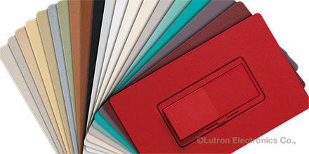 Lutron's tweet photo. Why wouldn’t you want to match your dimmers with your wall color? http://t.co/yYx4fK349Y