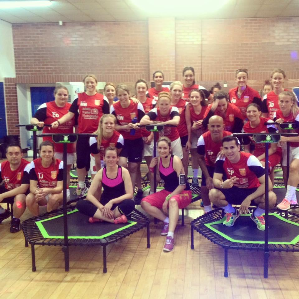 Great Jumping Training today 👊🏻 #jumpingfitnessjersey #wearejersey 🔴⚪️