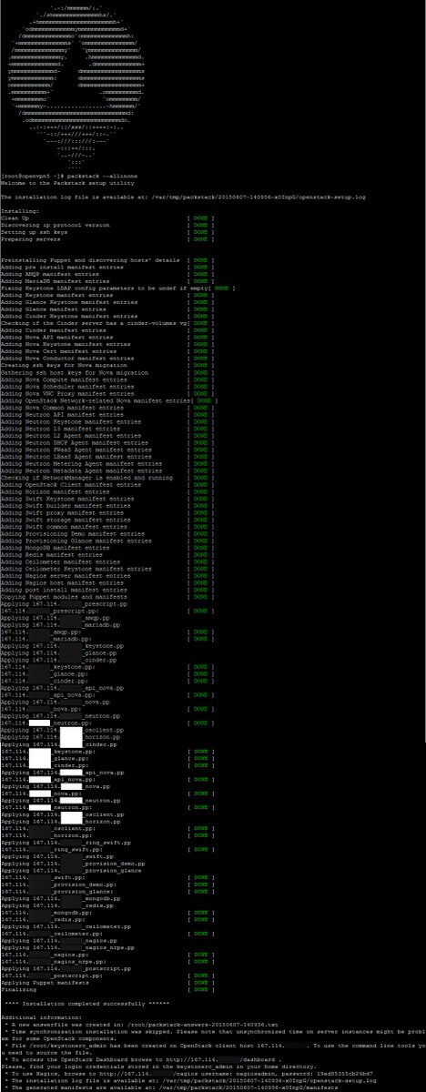 Maatserveur's tweet image. Découverte d'#openstack : c'est énorme ce truc !
Une première installation... pour voir ;)
@OpenStackFrance