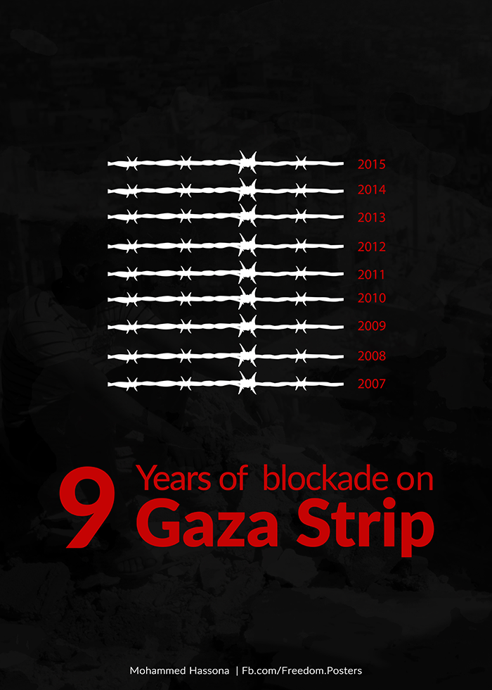 mohassouna's tweet photo. 9 Years of Blockade on #Gaza .. !!
#9YearBlockade
By: @mohassouna http://t.co/SslOFCXQZQ
