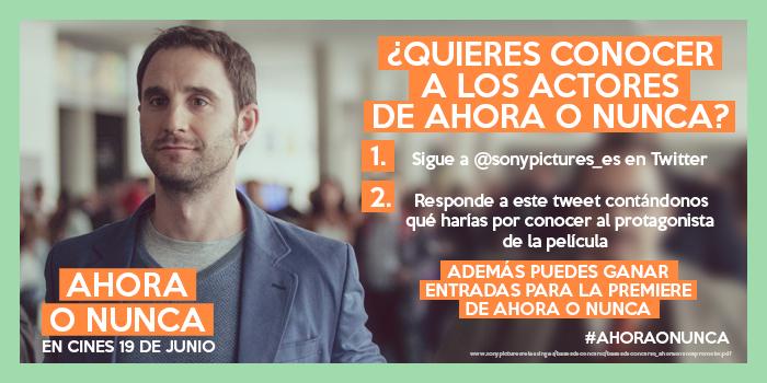 sonypictures_es's tweet photo. #AhoraONunca es tu oportunidad de conocer a @DANIROVIRA con tus amigos. ¡Participa! http://t.co/zKQKgVf31c