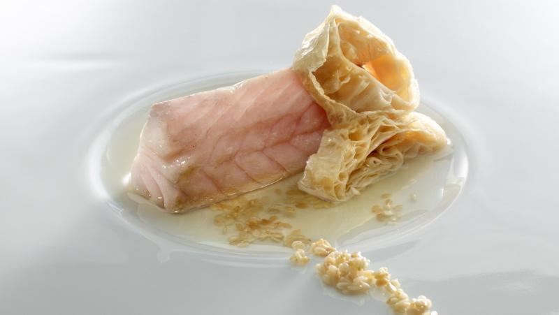 OceanaEurope's tweet image. Elegant mackerel from Andoni Luis Aduriz from @Mugaritz. 6th on @TheWorlds50Best #oceanrecipes #WorldOceansDay