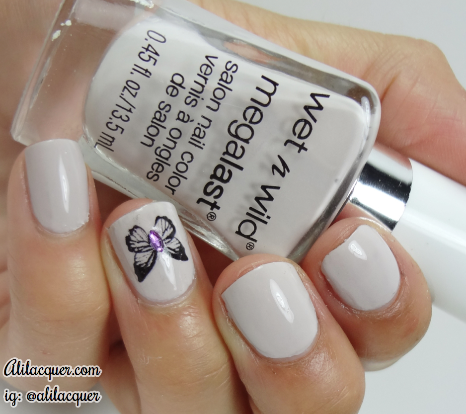 Today's #NOTD with <a href="/wetnwildbeauty/">wet n wild beauty</a> and <a href="/OfficialPureIce/">Pure Ice Nail Polish</a> #nails check out Alilacquer.com for details