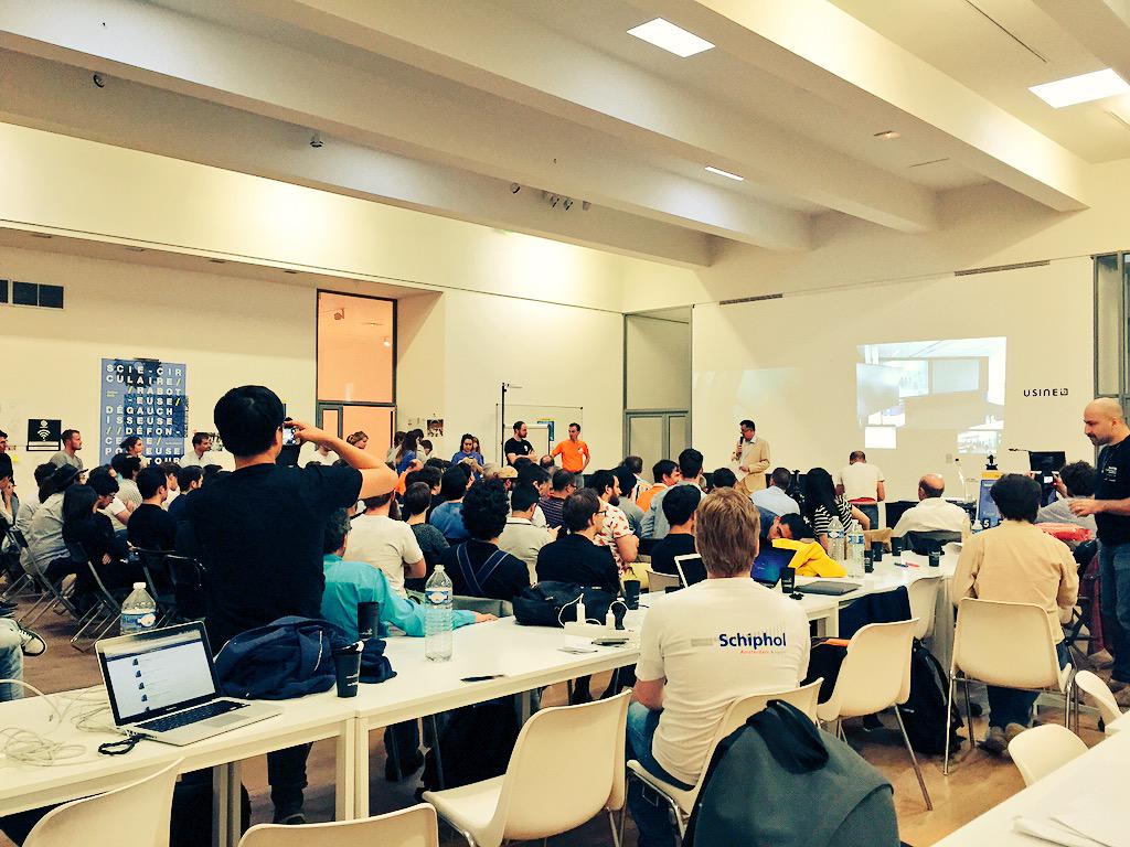 johannemamet's tweet image. "Thank you @BeMyAppFR and #hackandfly participants" CEO @AeroportsParis #Hackathon
