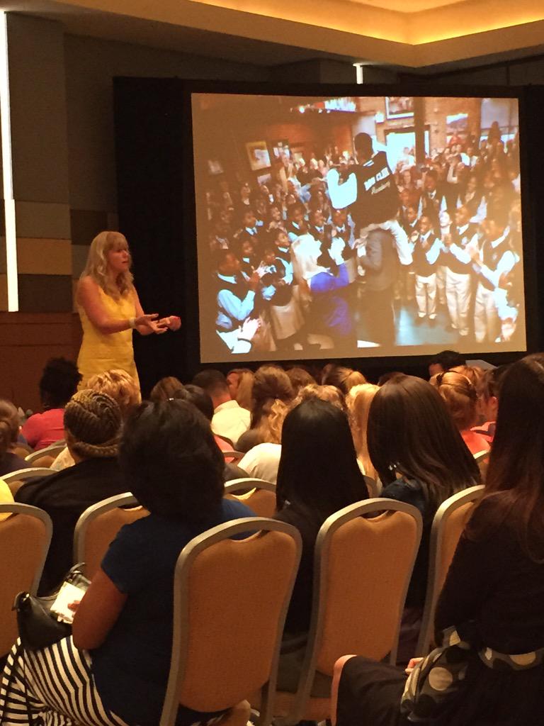 DMQUALLS's tweet photo. @kimbearden Is on her 'A Game' as usual! Nat'l Educators' Conf. finale! #RCACon #DonorsChoose @ronclarkacademy http://t.co/7cFSi9ZL43