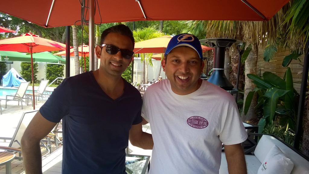 AkhilPatelMD's tweet photo. Enjoying @EpicureanHotel #SplashSundays with @pateltimes and @ChefCharles123 in @VisitTampaBay #TampaHasSwagger http://t.co/fBxyZbWhtG