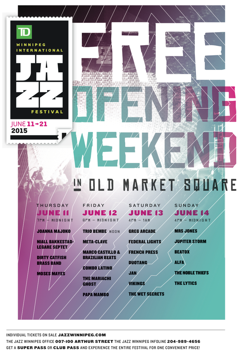 Only 4 days till Opening Weekend! #jazzwpg15