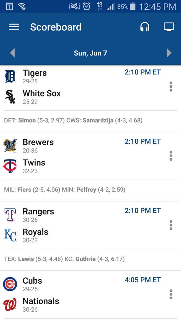 MLB's tweet image. Sunday lifestyle. 📺⚾🌞👌