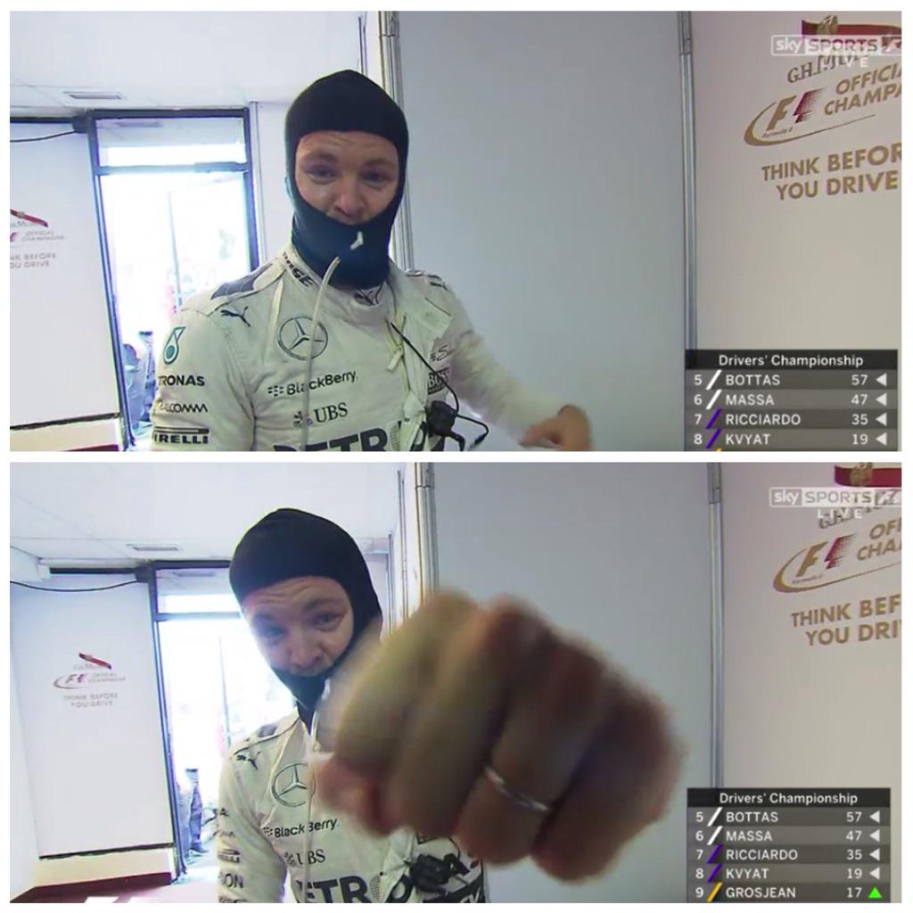 racinghumour's tweet image. When you confuse the camera man for Lewis Hamilton...
