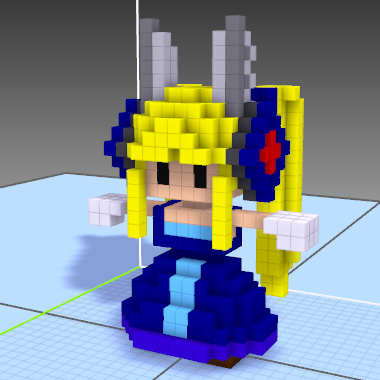 MSSMS_MSSMS's tweet image. オリジナルキャラクターを作り直しました。
色々考慮した結果結構スマートな形状に