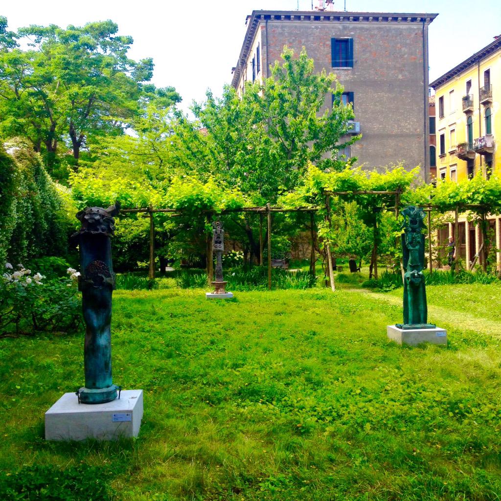 Roberto Sebastiano Matta at Giardino di Palazzo Soranzo Capello #venicebiennale2015 #venice #garden #sculpture #art