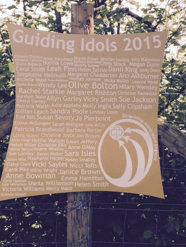 buliejell's tweet image. Celebrating the end of #volunteersweek with our GuidingIdols15 @Girlguiding_NWE @I_am_Mel_Price @BekkyAshmore