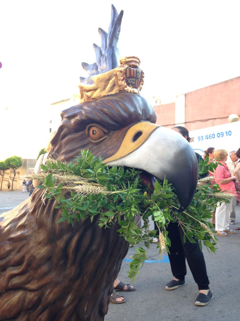 GegantersBDN's tweet photo. Preparats per la Processó de #Corpus de #Badalona! Gràcies pels rams, @CatifairesBDN. Són preciosos! #gegants http://t.co/EDwOqjHMhz