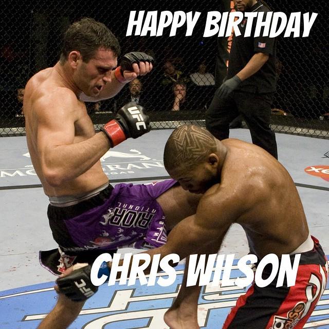 Happy Birthday Chris Wilson from 2 Dogs Caged!      