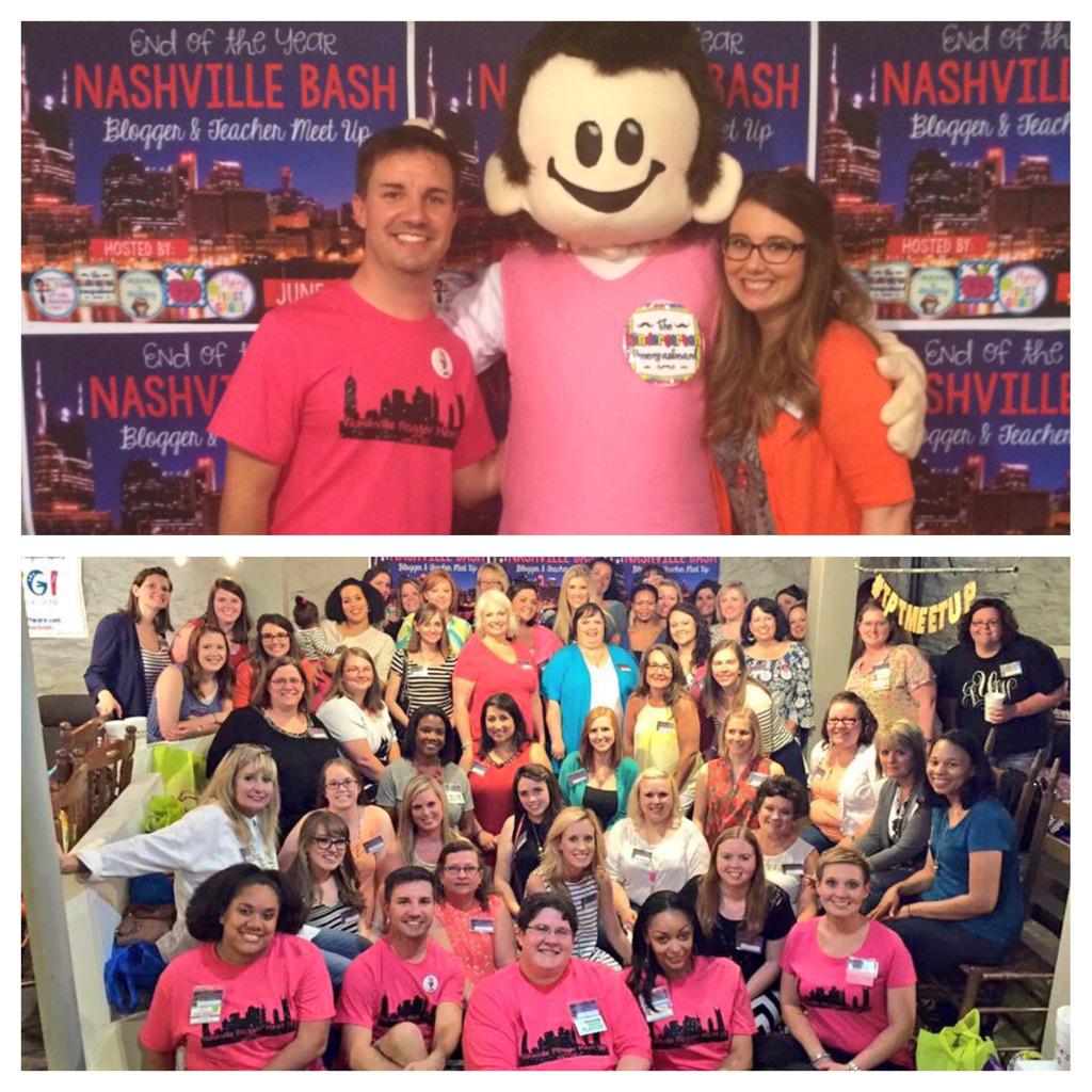 mrsmohrsclass's tweet photo. Excited & inspired from spending time w/ amazing teachers & bloggers in Nashville😊 @kindersmorgie #nashteacherbash http://t.co/LfioKKMSrb