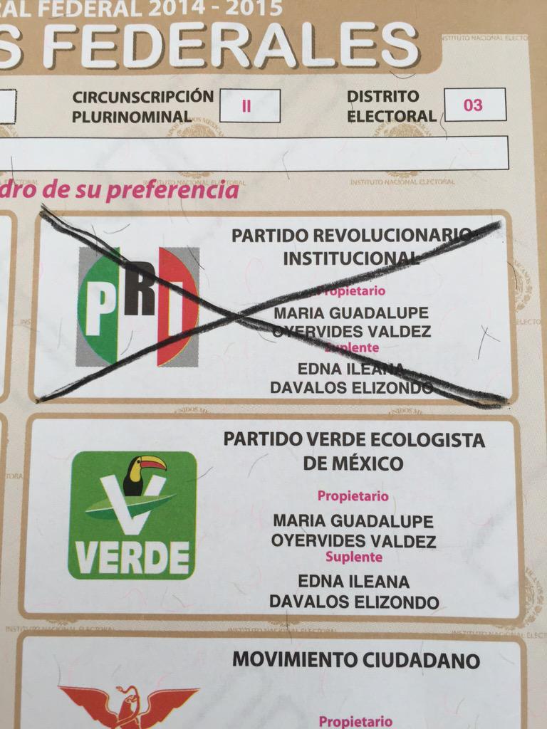 #YoConLupita #Vota #VotaPRI #LupitaOyervides #EleccionesMexico2015 #EleccionesCoahuila2015 #3Distrito