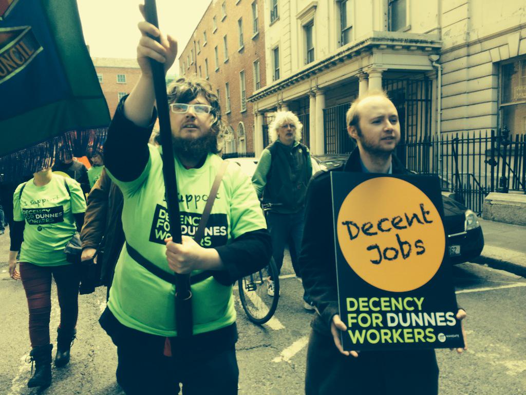 BDTUC's tweet photo. BDTUC pics from Decency for @DunnesWorkers Rally yesterday in Dublin! Great turnout @MandateTU #decency4dunnes http://t.co/xxsqc0LuEQ