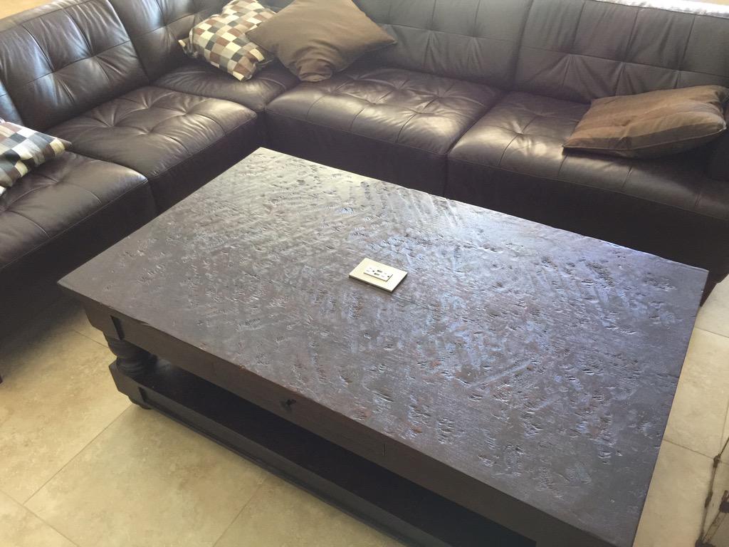 apnance's tweet image. So a small compromise in form yields huge bump in function. Hard to see in photo but plate/outlet are brushed nickel.