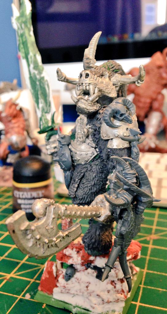 alone_withmyaxe's tweet photo. Its a #Doombull 
4 years in the making and now it is almost done for #hmv15 http://t.co/9lSvTfExzU