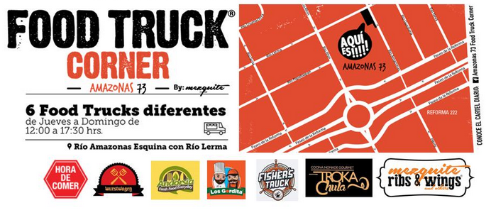 La mejor comida llega a la colonia Cuauhtémoc con Food Truck Corner. ¡Pruébala! ow.ly/NShqc <a href="/Amazonas73FTC/">Amazonas 73 FTC</a>