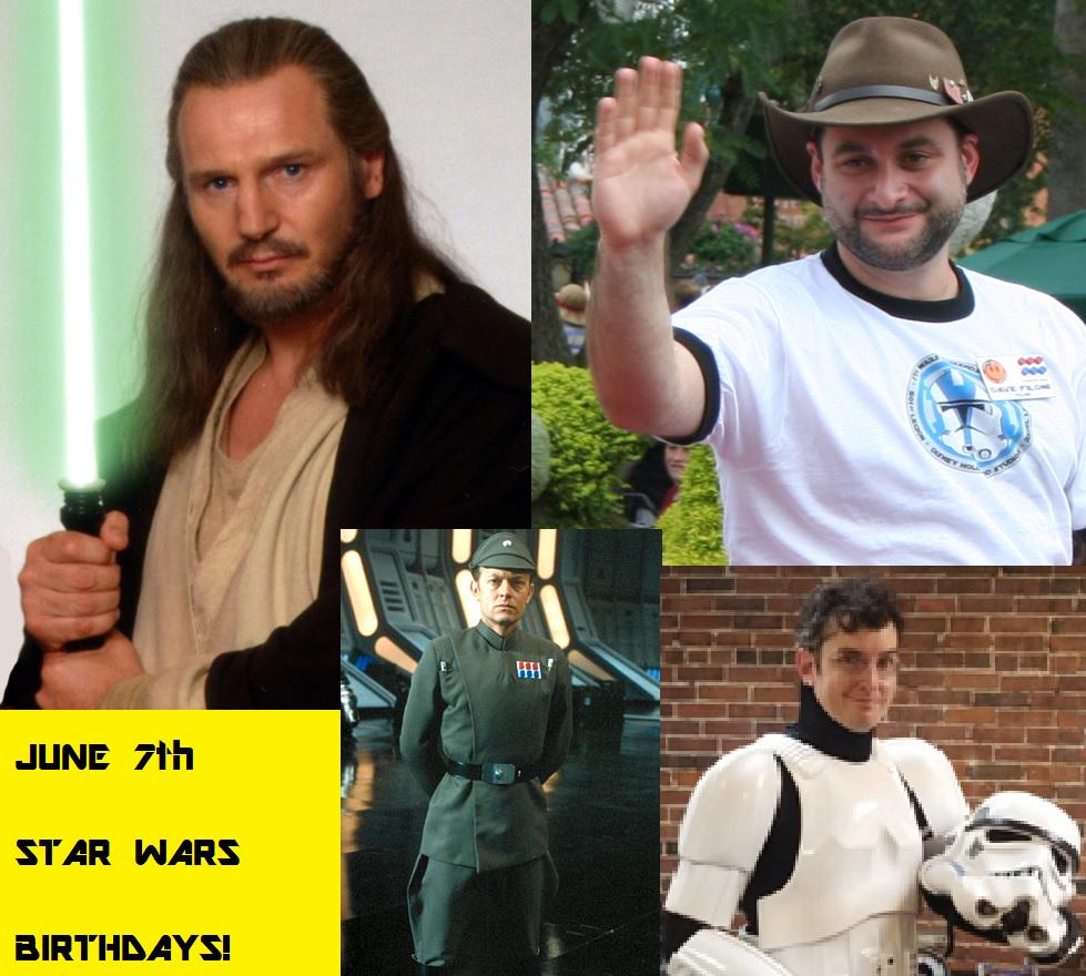 Happy Birthday to all who celebrate a  today! Michael Pennington, Liam Neeson & Me! 