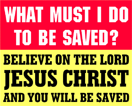 JesusOrPerish's tweet photo. How To Be Saved?
Believe On The Lord Jesus! 

#FrenchOpenFinal #CanadianGP McKinney http://t.co/BkLKZk6GWL