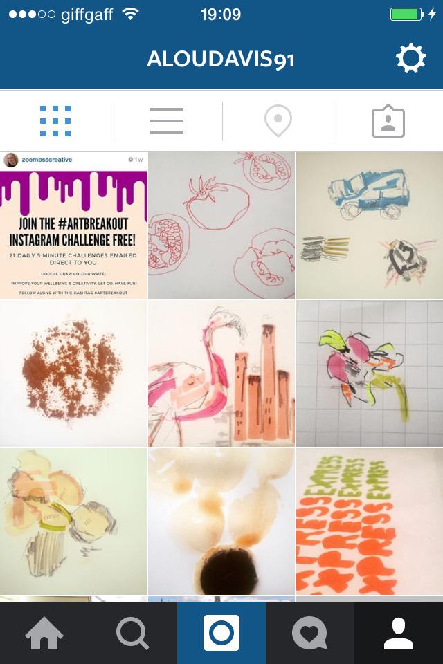 alouartist's tweet photo. #CraftHour All creative types be sure to check out @ZoeMossCreative #artbreakout project. It's been so much fun! http://t.co/uVcUxFvhaR