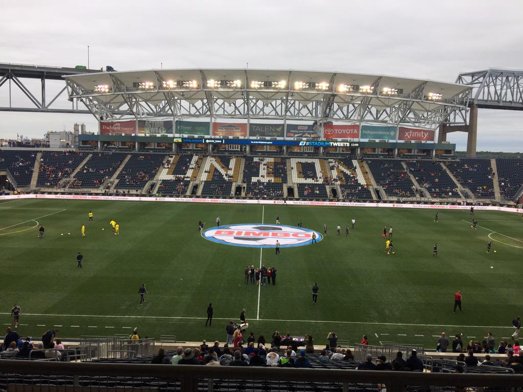 Work event tonight at the Philadelphia Union! #philadelphiaunion