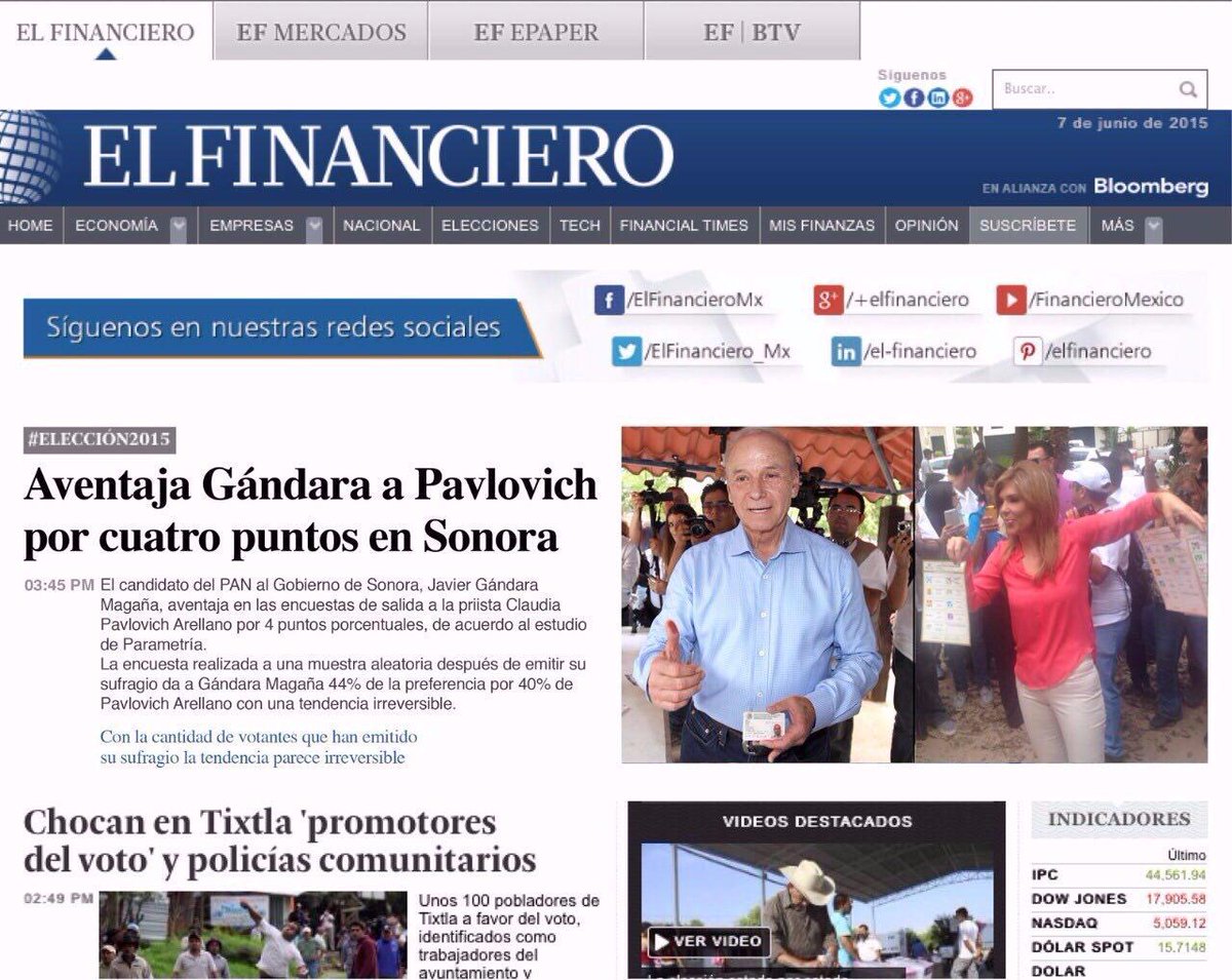 lucrecia_roldan's tweet photo. Las noticias fluyen y son buenas #GandaraGobernador @elalbertomedina @eldiariodeson @uniradionoticia @expresoweb http://t.co/ZefqUTL46H