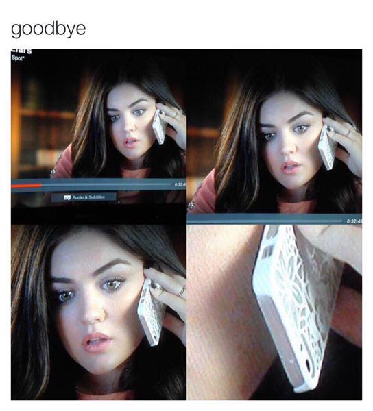 PLL109's tweet photo. Whoops π #ohno #upsidedownphone #PLL #Aria #PLLIsBack #PLLsTogetherAgain #pll http://t.co/wx4LdriIyR