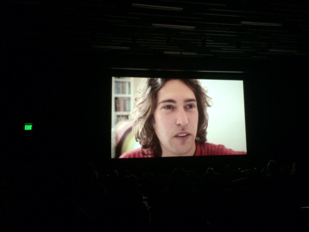 WallflowersTV's tweet image. @HowToBeGay on the big screen at @SFWebFest very well received!
