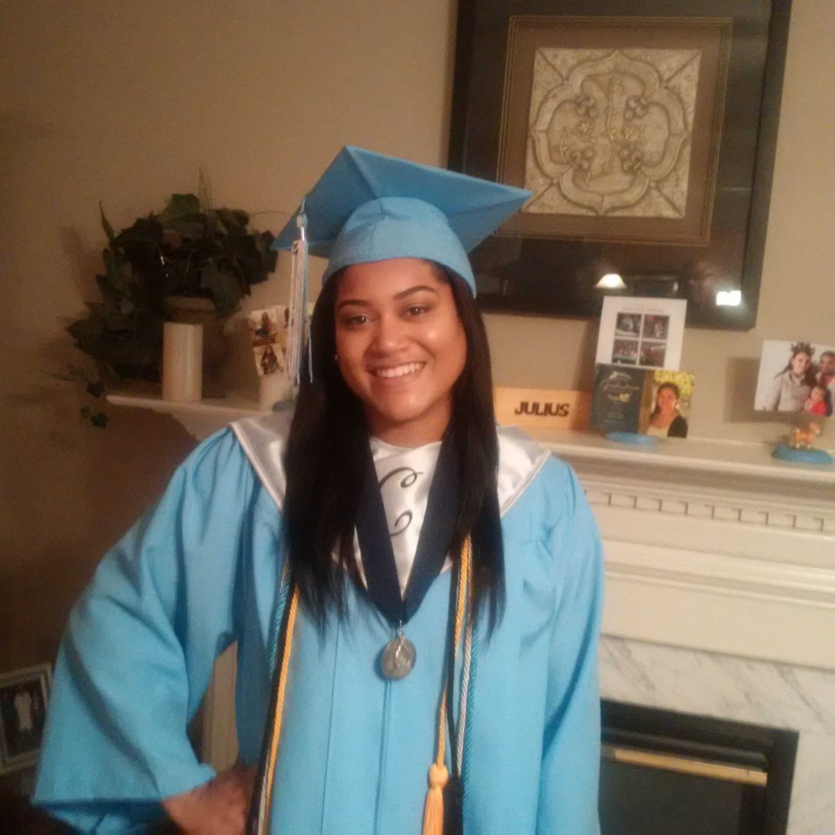 Desarai Egerton. Graduation day!!!
