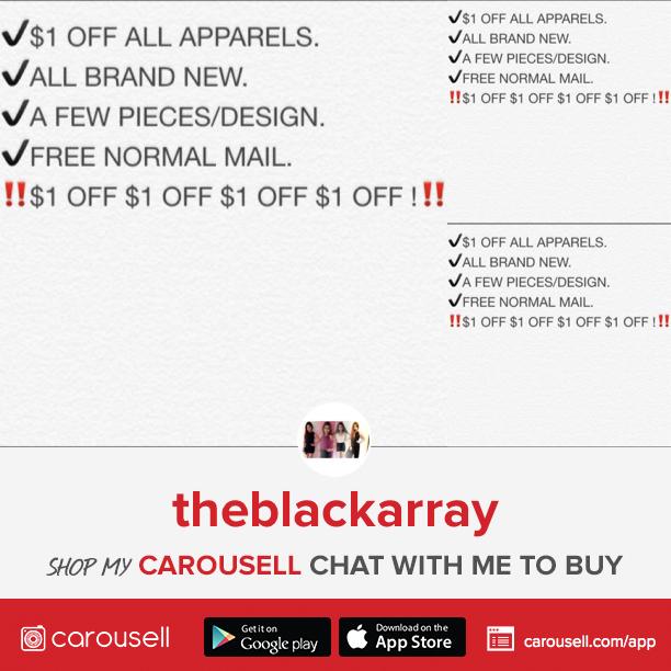 theblackarray's tweet image. Come see what I’m selling on Carousell: carousell.com/theblackarray/ #carousell @thecarousell